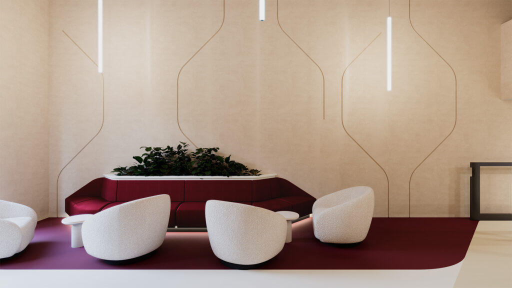 Ground floor - Reception - Seating area